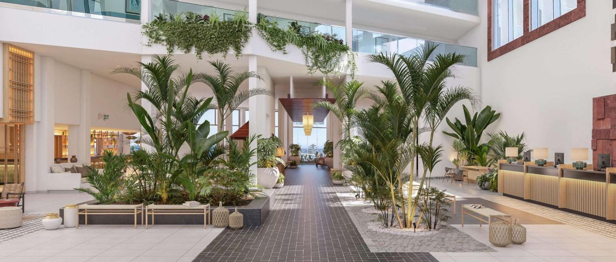 เมเลีย กอร์ริโอเนส ฟวยร์เตเบนตูรา Hotel กอสตากาลมา ภายนอก รูปภาพ The lobby of the hotel